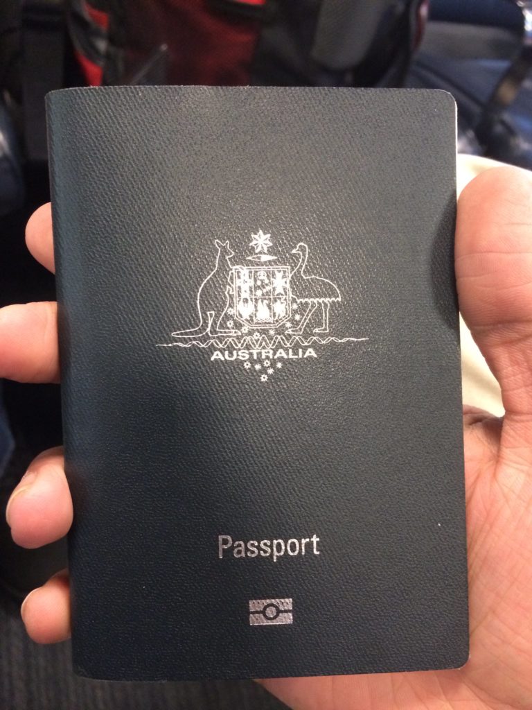 travel document australia cost
